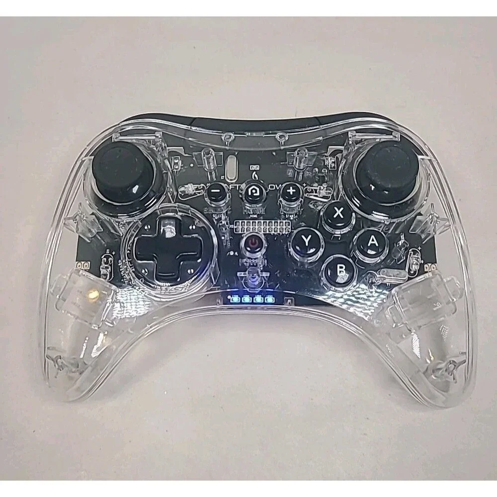 Afterglow Clear Pro Controller PDP 085-018 for Nintendo Wii U